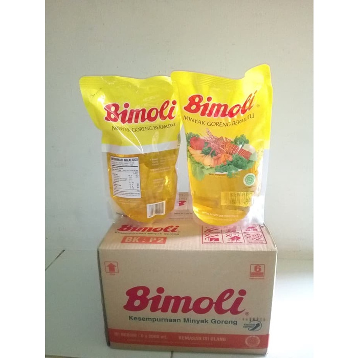 Minyak Goreng Bimoli 1 liter 1000ml bimoli 1L Grosir minyak sawit kelapa sawit minyak goreng bimoli 1liter refill pouch