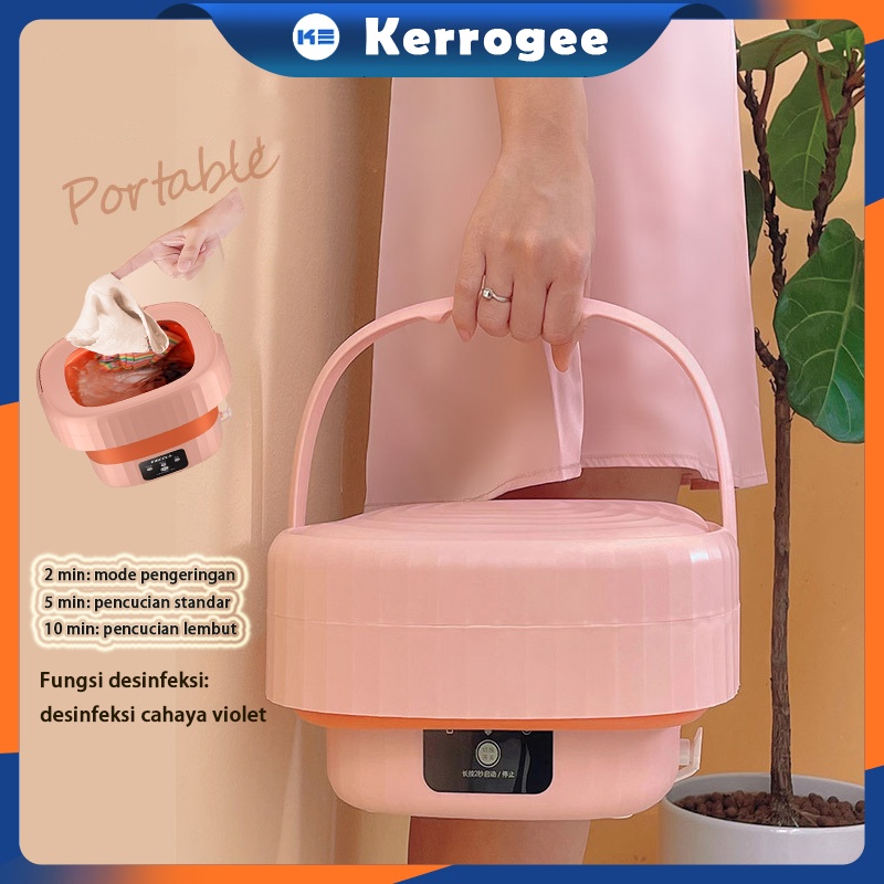 Mesin Cuci Mini Portable Mesin Cuci Lipat Mini Folding Washing Machine Mesin Cuci Kecil KAPASITAS 6L