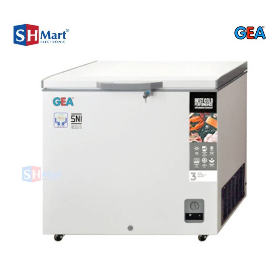 Gea CHEST FREEZER BOX AB 226 R- Putih AB-226R (SHMART ELECTRONIC MEDAN)