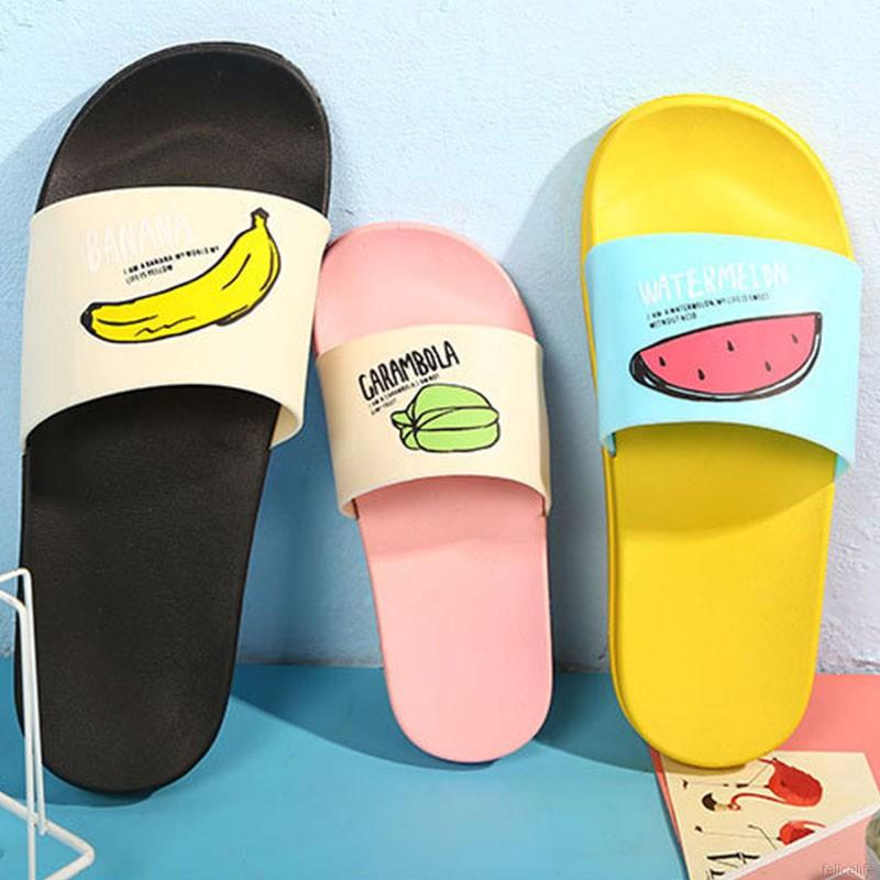  Sandal  Selop  Indoor Rumah Sol Lembut Anti Slip Motif 