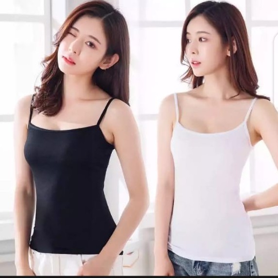 Baju Wanita Dalaman Kaos Tanktop Tali SatuTerlaris