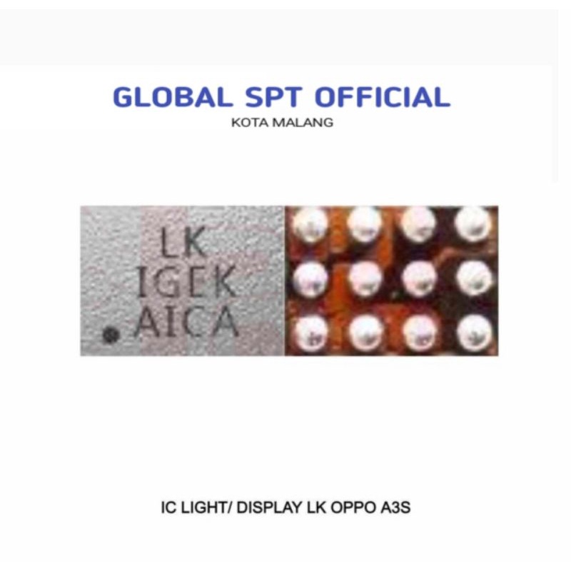 IC DISPLAY/LIGH OPPO A3S ORIGINAL