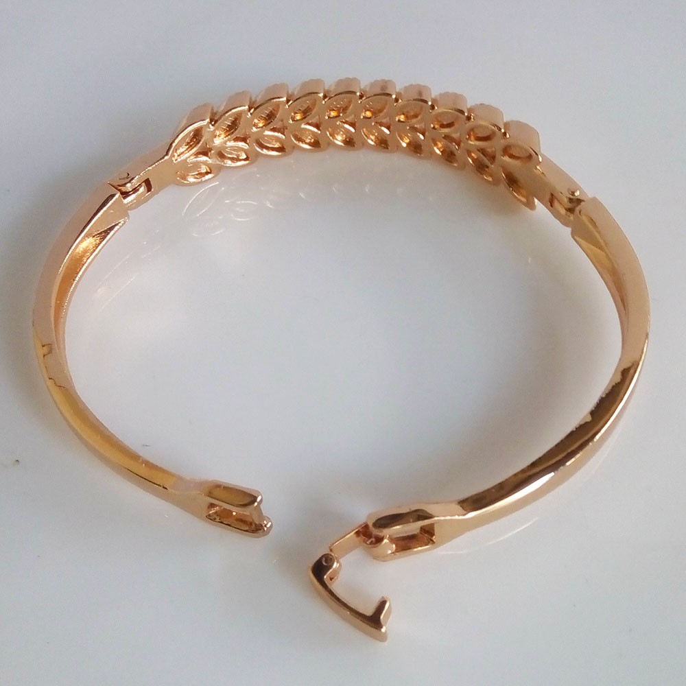gelang tangan bangle bgb004 padi swaroski aksesoris perhiasan wanita lapis emas 18k-3