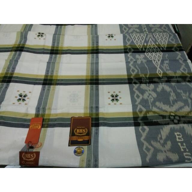 Sarung BHS bronze clasic songket bintang putih