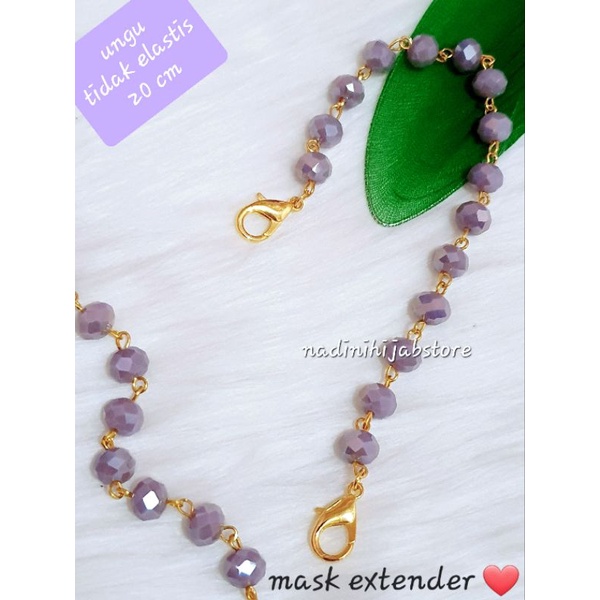 Konektor Masker Hijab Mask Extender Tali Masker Tidak Elastis Konektor Masker Hijab Pengait Masker