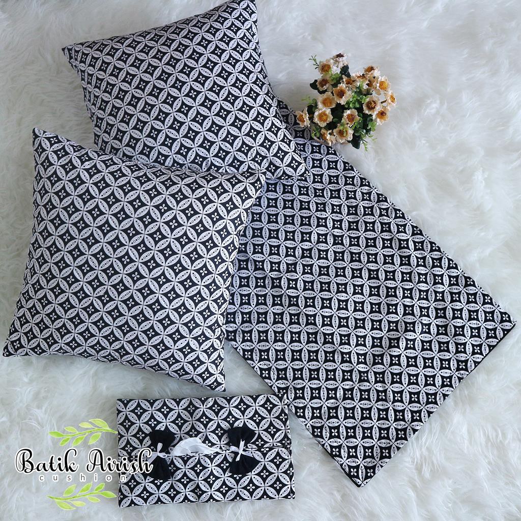 HOMESET SBK | Set Sarung Bantal dan Taplak Meja | BW Anyawan | Sarung Bantal Taplak Meja Kursi Tamu