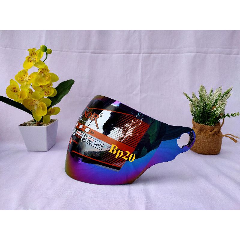 kaca helm vog navigator gm impreza gm maestro maz half face