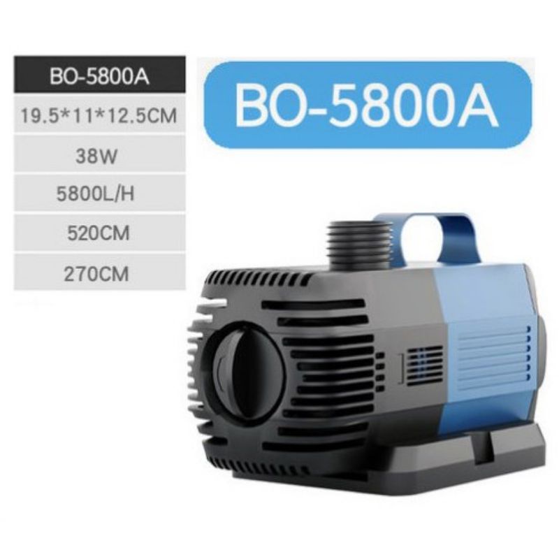 POMPA AIR KOLAM AKUARIUM SOBO BO 5800 ORIGINAL SAMA JTP 5800