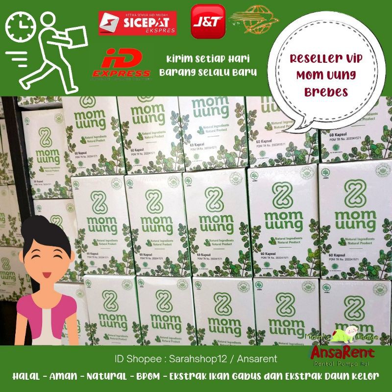 MOM UUNG ASI BOOSTER FREE SUSU 1 PAK PASTI ORI 100% RESELLER VIP