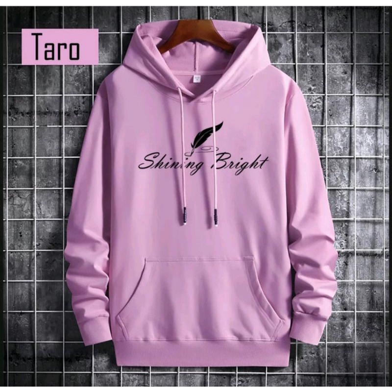 Sweater hoodie cotton shinning bright