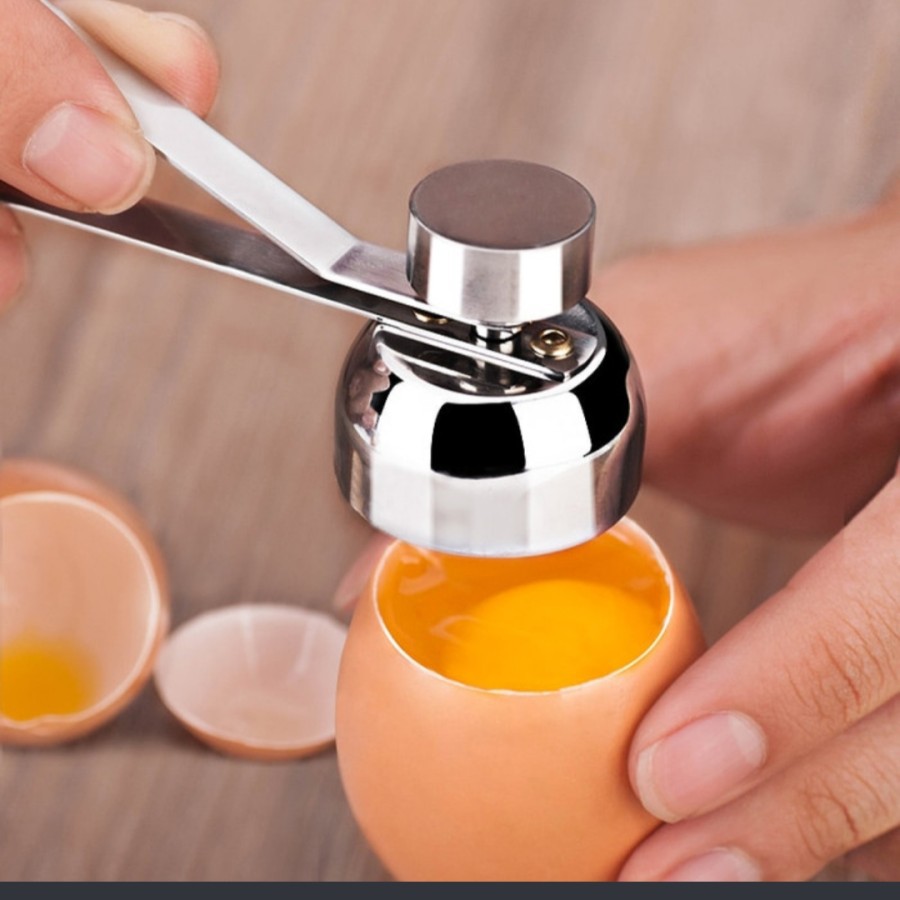 Egg topper cutter shell alat pemecah telur hiasan alat masak dapur