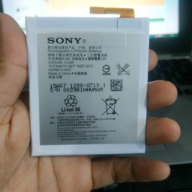 BATRE BATERAI BATTERY SONY XPERIA  M4 AQUA / M4 AQUA DUAL E2303 (2400 mAh) ORIGINAL BATTERY