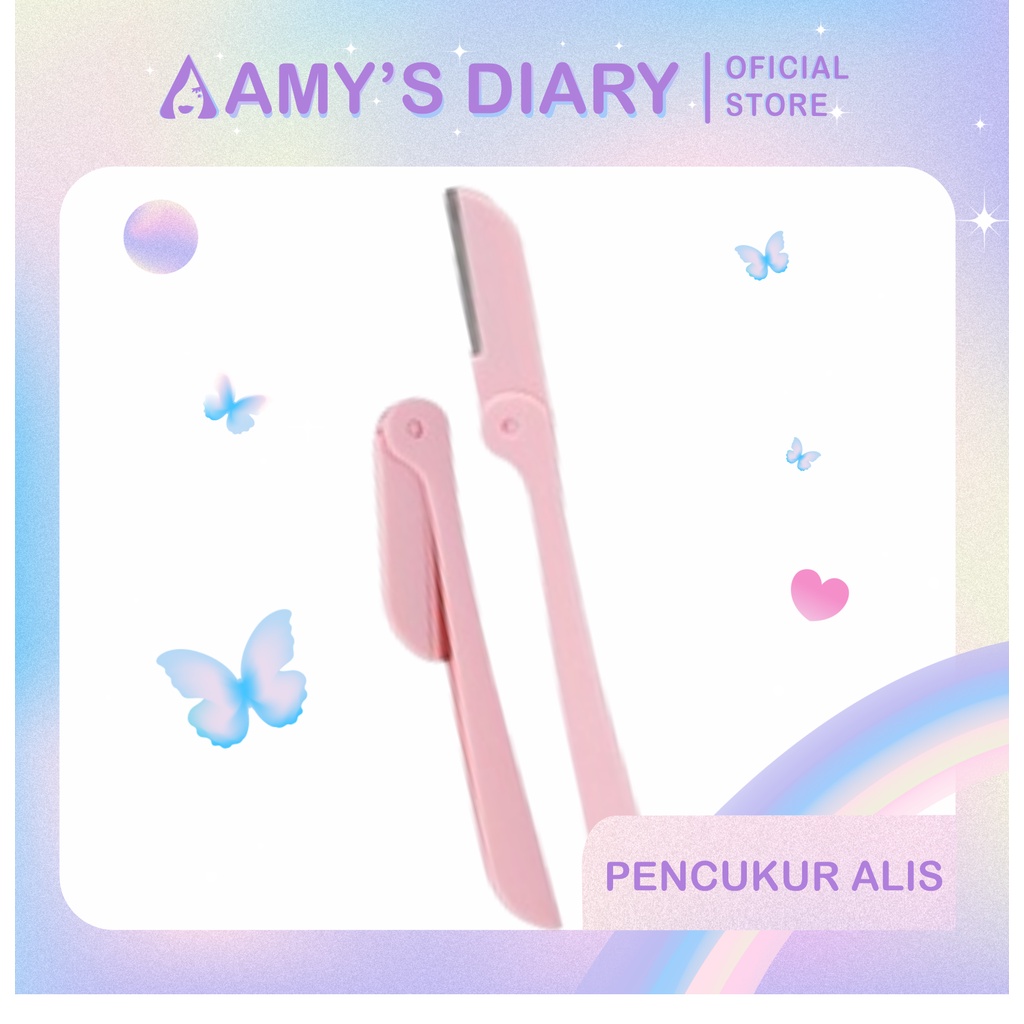 [PAKET HEMAT] Make Up 4 In 1 AMY'S DIARY Lipstik Maskara Pencukur Alis Eyebrow termurah