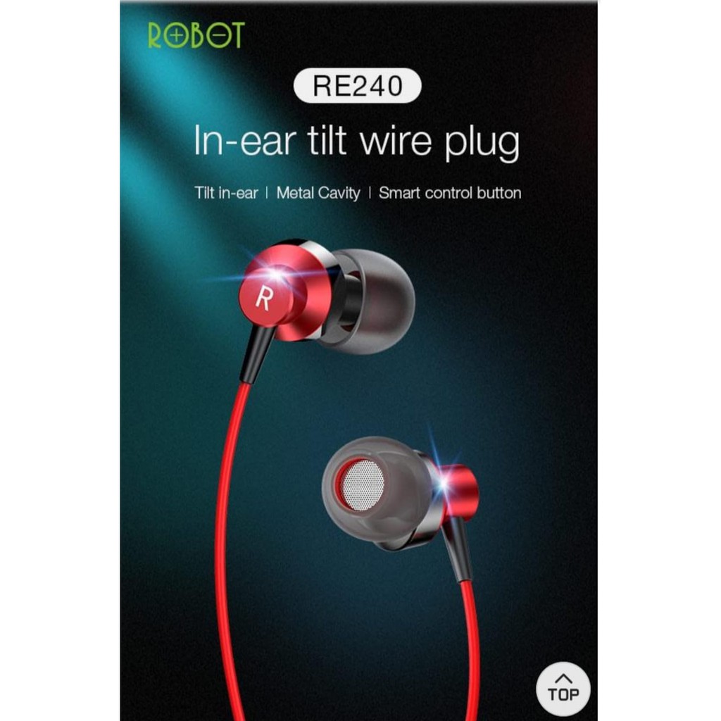 EARPHONE / HANDSFREE / HEADSET Universal ROBOT RE240 / RE240S