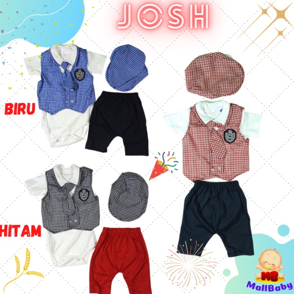 Baju Bayi Laki Laki Setelan Jumper Bayi Rompi Pisah School