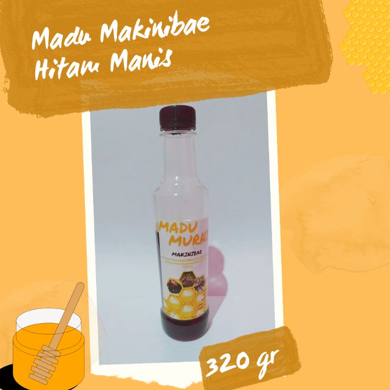 

Madu Murni Makinibae Hitam Manis 320 gr