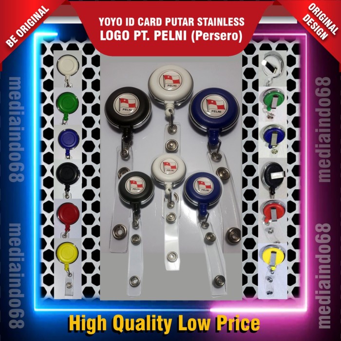 

Star Yoyo Id Card Putar-Nametag Logo Pelni Trendi