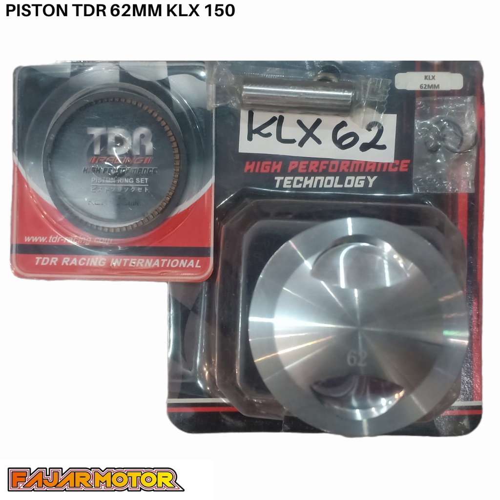 TDR PISTON KIT 62 63 MM RACING PNP KAWASAKI KLX 150 PIN 14