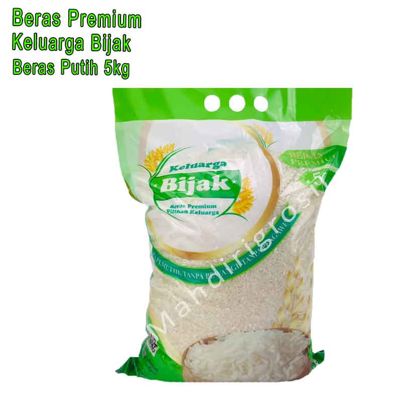 Beras Putih *Beras Keluarga Bijak * Beras Premium * 5kg