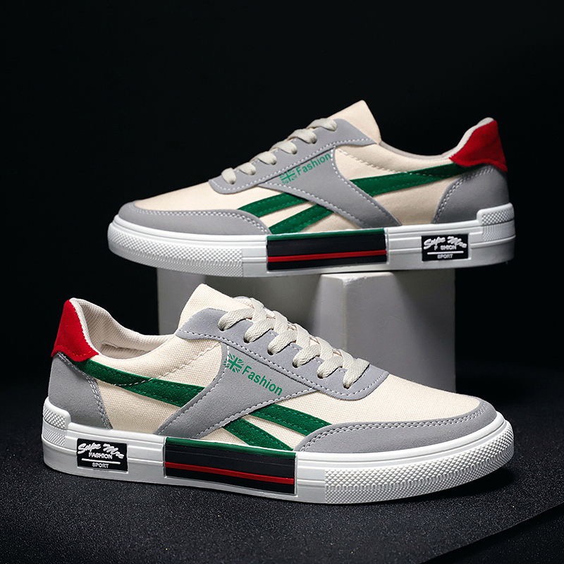 PANARYBODY Sepatu Pria Sneakers Kanvas Import  Sepatu Sneakers Pria Model Kasual Sneakers Hangout 6103-HIJAU