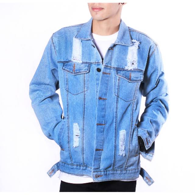 JAKET JEANS PRIA JAKET LEVIS JEANS PREMIUM SOBEK BIOBLITZ ORIGINAL