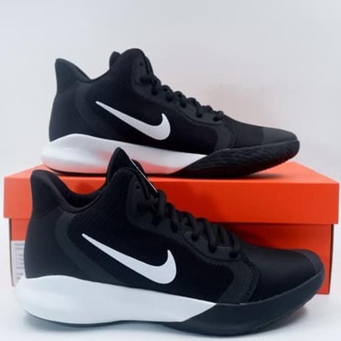 ⭐⭐ JAMINAN MURAH SEPATU BASKET PRIA MURAH⭐⭐ SEPATU BASKET NIKE PRECISION III BLACK WHITE