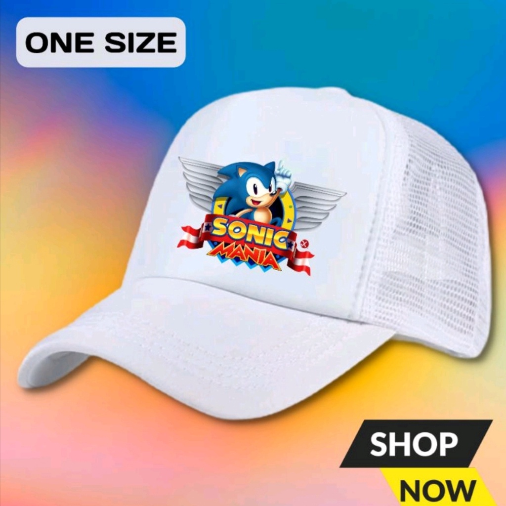 Snapback Topi Trucker Jaring SONIC Gamers Comunity