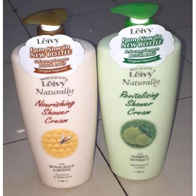 [HALAL] Leivy Naturally Shower Cream 1150ml Sabun Mandi Cair Malaysia