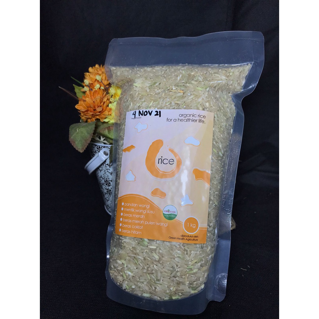 

Beras Coklat Organik 1kg Vacum