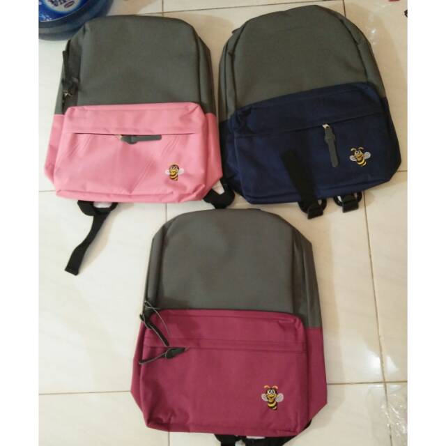 Ransel 2 Tone + slot laptop