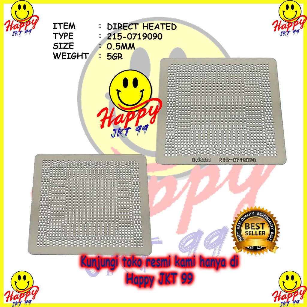 [ HAPPY JKT 99 ] DIRECT HEATED STENCIL 215-0719090 216-0810005 216-0810028 216-0810001