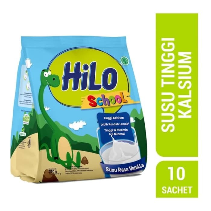 HI-LO SCHOOL VANILA 10 SACHET X 35 GR