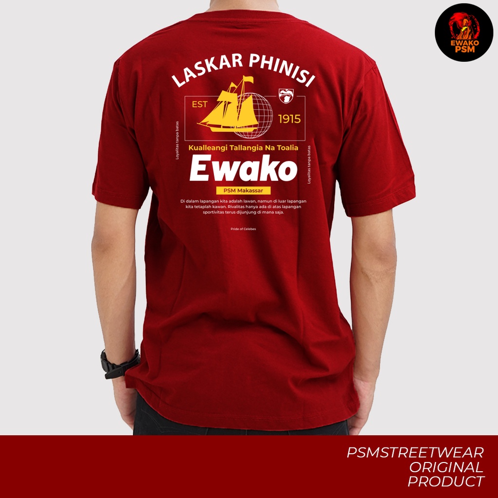 Jual [PREMIUM] Kaos PSM Makassar Edisi Laskar Phinisi / Baju PSM