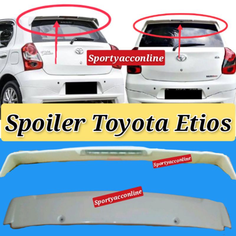 Spoiler etios valco + lampu