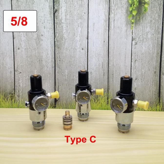 Regulator Paintball Stainless Head Drat 5/8