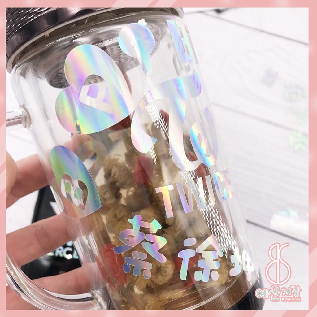 [BS] BISA COD Sticker Hologram BTS BT21 KPOP Twice Got7 Seventeen EXO Stiker - KP334
