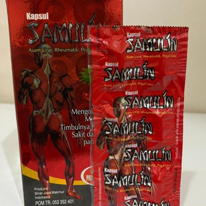 Obat Herbal Samulin untuk mengobati asam urat dan pegal linu PRODUK TERBATAS Kode 388