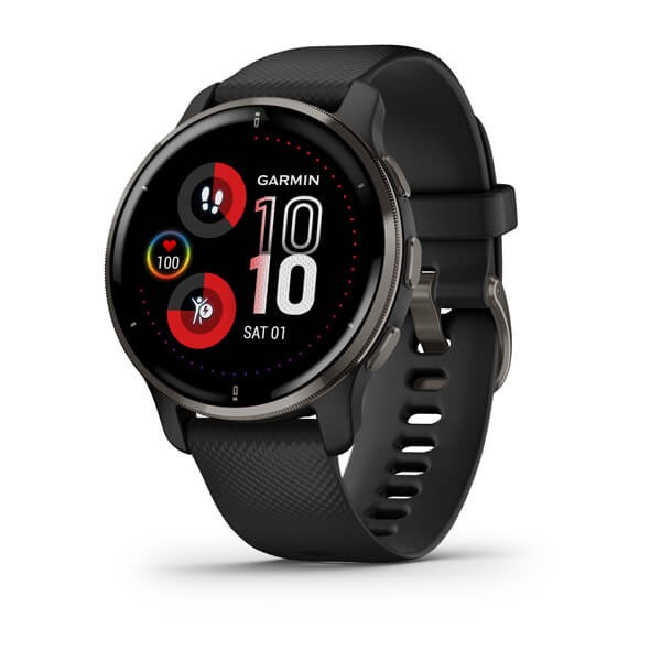 Garmin Venu 2 Plus Stainless Steel Bezel Garansi TAM 2 Tahun