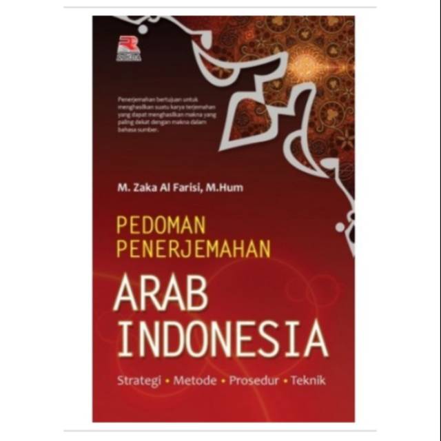PEDOMAN PENERJEMAHAN ARAB INDONESIA