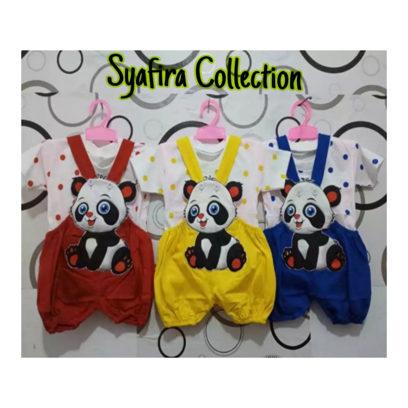 Setelan Baju Karakter Lucu Motif Panda / Setelan Baju Anak Karakter