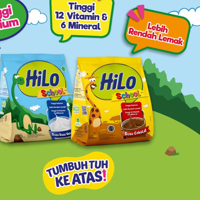 

Ready Stock!! ATR-655 Twin Pack - HiLo School Chocolate Gusset 350 gram (10 Sachet) - Susu Tinggi Ka