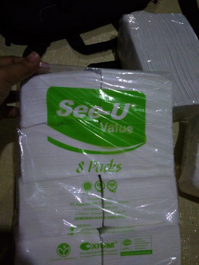 Tisu See-u Pop-up Tissue 8 In 1