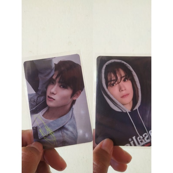 Photocard PC Jaehyun Nature Republic | NCIT Night | Holo Sticker