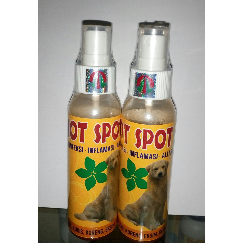 Hot Spot Spray 100ml Obat Kulit Anjing Anti Infeksi Inflamasi Alergi