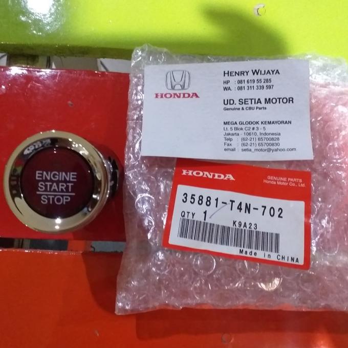 Switch Saklar Tombol Engine Starter Start Stop Honda Hrv Original