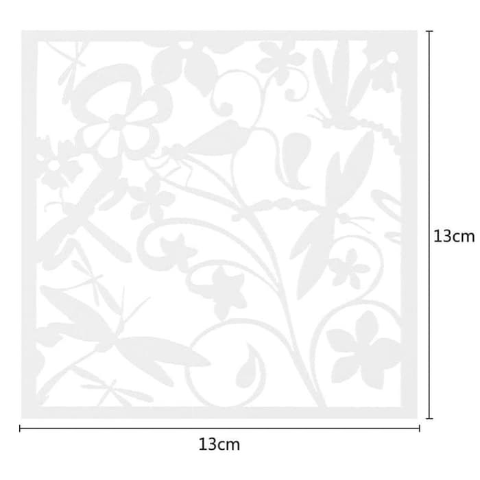 Plastic Stencil - Stensil Dekorasi Motif_GRS02