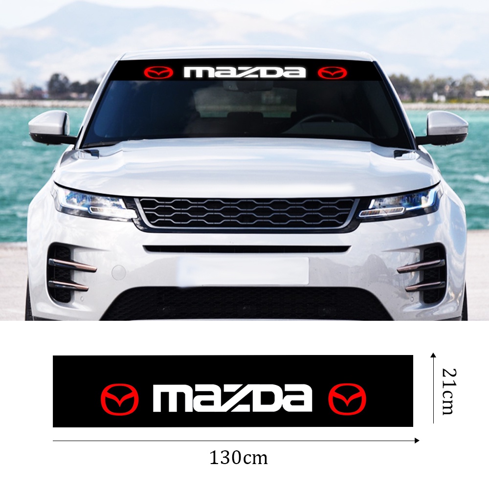 Stiker Motif Tulisan Bahan PVC Untuk Mazda 2 5 6 Mazda CX30 RX8