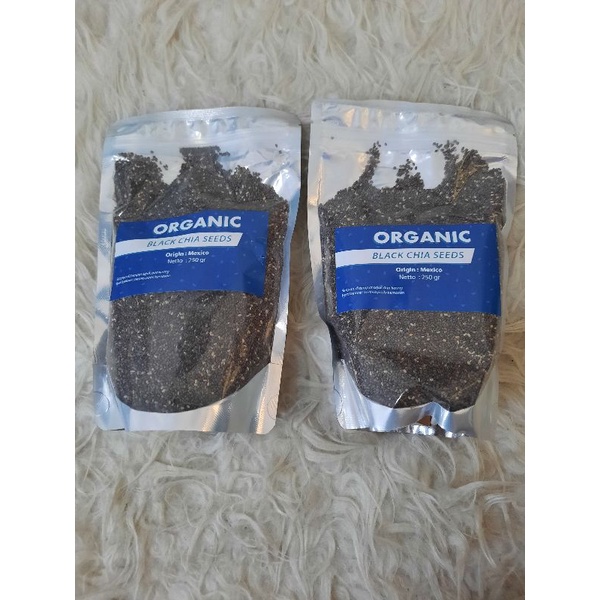 

Chia Seeds Black Organic Mexico 250gr Buy 1 Get 1 ( DAPAT 2 500GR ) EXP LAMA