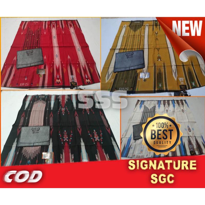 SARUNG BHS SIGNATURE SGC MS GOLD TERBARU