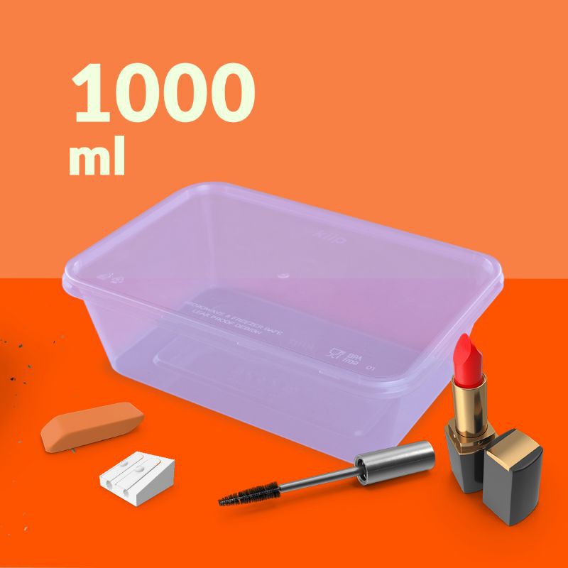 thinwall kiip rectangle 1000ml isi 25bj